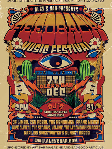 Feedback Music Festival @ Alex's Bar, LB - Sun 12/7, 2-8pm