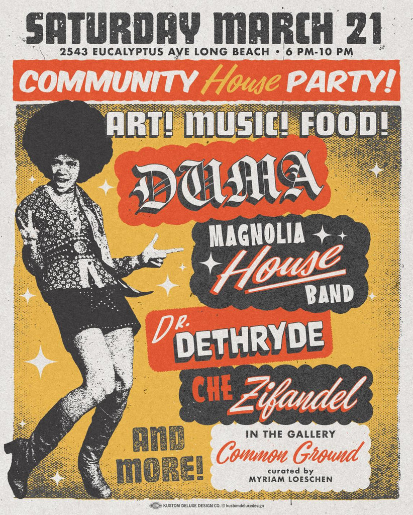 Community House Party - Sat. 3/21, 6-10pm