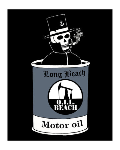 Long Beach Motor Oil - Signed 8" x10" print